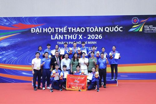 Xếp hạng huy chương Đại hội Thể thao toàn quốc 2026 mới nhất: Đoàn nào đang dẫn đầu?