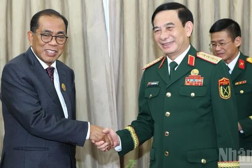 Đại tướng Phan Văn Giang gặp song phương Bộ trưởng Quốc phòng Malaysia, Singapore và Hàn Quốc