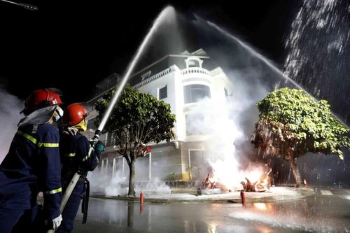 Sơn La: Diễn tập phương án ứng phó thảm họa cháy lớn