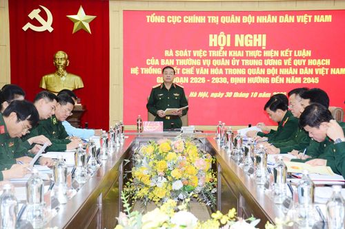 Rà soát kỹ việc sắp xếp lại quy hoạch hệ thống thiết chế văn hóa trong Quân đội