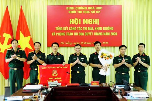 Các đơn vị Binh chủng Hóa học thực hiện hiệu quả Phong trào Thi đua Quyết thắng năm 2026