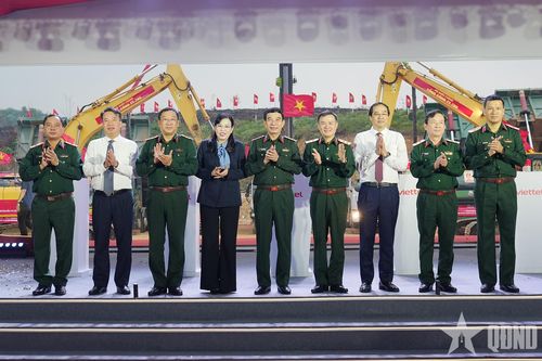 Đại tướng Phan Văn Giang dự lễ khởi công dự án sản xuất công nghiệp quốc phòng công nghệ cao