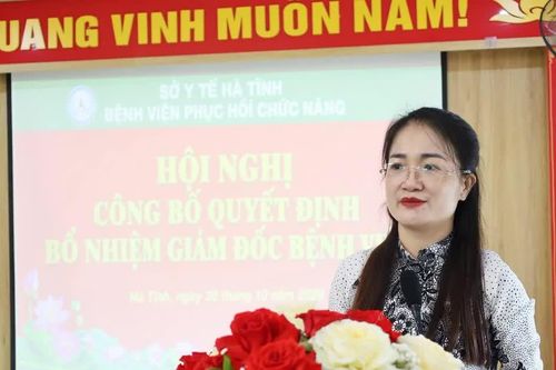 Bà Phạm Thị Phương được bổ nhiệm làm Giám đốc Bệnh viện Phục hồi chức năng Hà Tĩnh