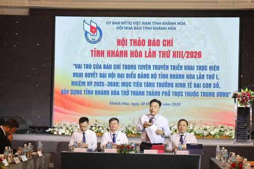 Khánh Hòa: Phát huy vai trò báo chí trong thực hiện mục tiêu tăng trưởng hai con số