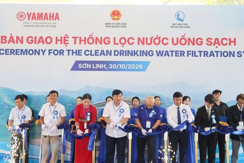Hơn 3 tỉ đồng đưa nước sạch đến xã miền núi Quảng Ngãi