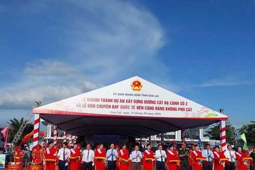 Gia Lai khánh thành đường cất hạ cánh số 2, đón chuyến bay quốc tế