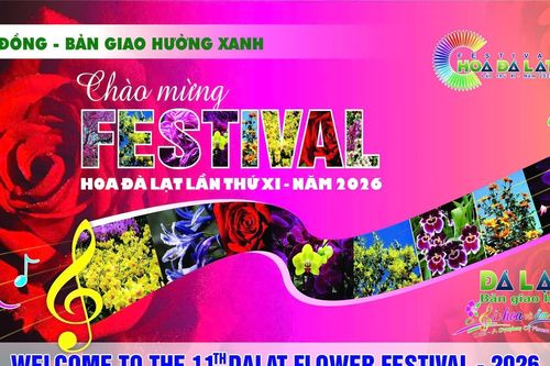 Lâm Đồng triển khai bộ nhận diện Festival Hoa Đà Lạt năm 2026