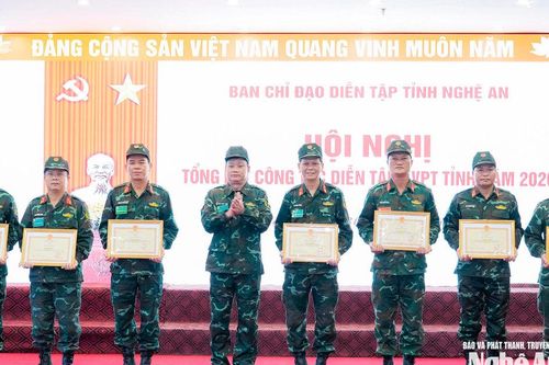 Nghệ An hoàn thành diễn tập khu vực phòng thủ tỉnh năm 2026