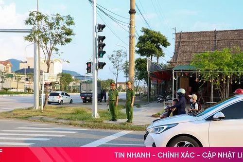 Đèn tín hiệu góp phần hạn chế va chạm trên quốc lộ 281