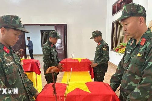 Tỉnh Điện Biên cất bốc và quy tập thêm 10 hài cốt liệt sỹ