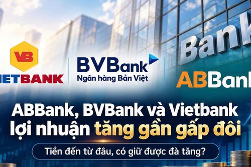 Lợi nhuận ABBank, BVBank và Vietbank tăng mạnh: Điều gì đáng chú ý với nhà đầu tư?