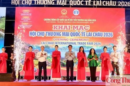 Lai Châu: Khai mạc Hội chợ thương mại quốc tế 2026, mở rộng kết nối giao thương
