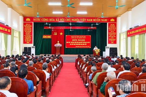 Xã Quảng Ninh quán triệt, triển khai các nghị quyết, chỉ thị của Đảng