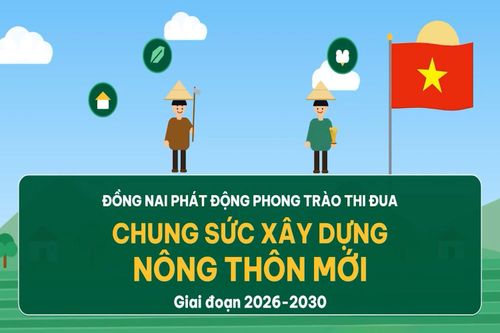 [Short Video] Thành phố Đồng Nai phát động phong trào thi đua chung sức xây dựng nông thôn mới giai đoạn 2026-2030