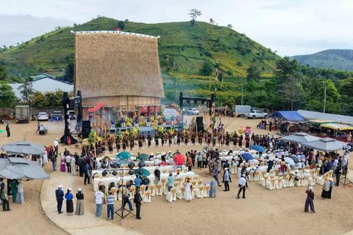 Xã Biển Hồ khai mạc chuỗi sự kiện thuộc Festival cồng chiêng