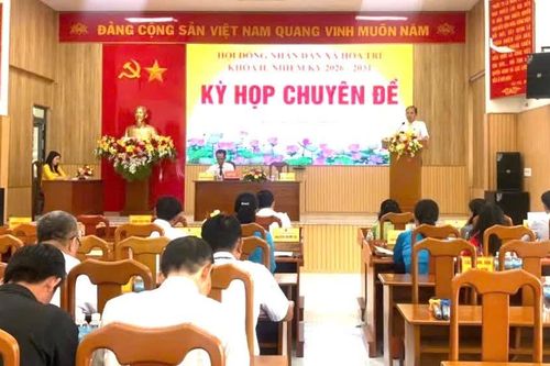 HĐND xã Hòa Trí tổ chức Kỳ họp chuyên đề