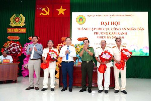 Đại hội thành lập Hội Cựu Công an nhân dân phường Cam Ranh nhiệm kỳ 2026 - 2031