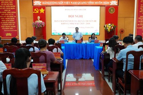 Hội nghị chuyên đề Ban Chấp hành Đảng bộ xã Cam Lâm khóa I