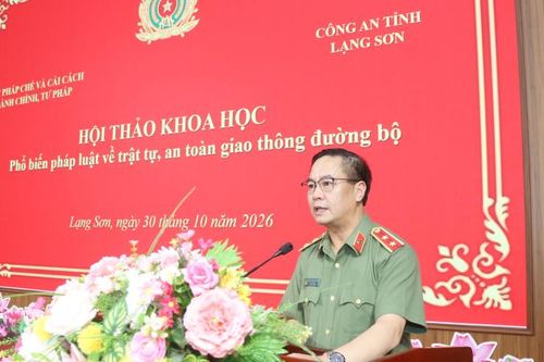 Hội thảo khoa học hoàn thiện pháp luật về điều tra hình sự và an toàn giao thông