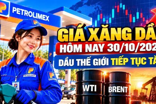 Giá xăng dầu hôm nay 30/10: Petrolimex tăng giá, dầu thế giới chưa hạ nhiệt