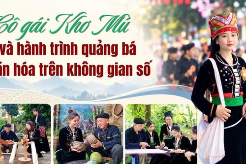 Cô gái Khơ Mú và hành trình quảng bá văn hóa trên không gian số