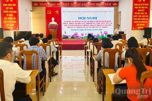 Tập huấn pháp luật về hoạt động tín dụng và quản lý thuế