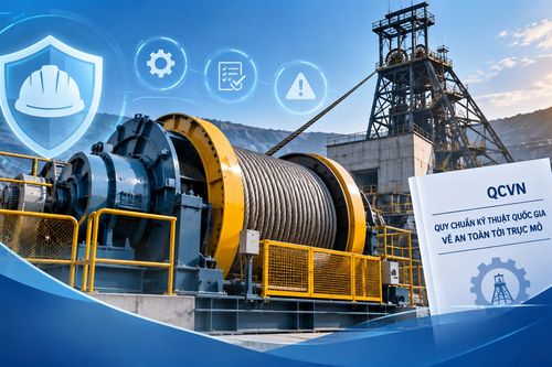 Bộ Công Thương hợp nhất Quy chuẩn kỹ thuật quốc gia về an toàn tời trục mỏ