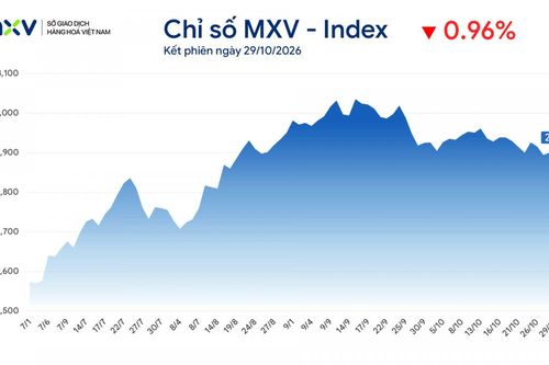 Thị trường hàng hóa: Sắc đỏ bao trùm, MXV-Index giảm 28 điểm