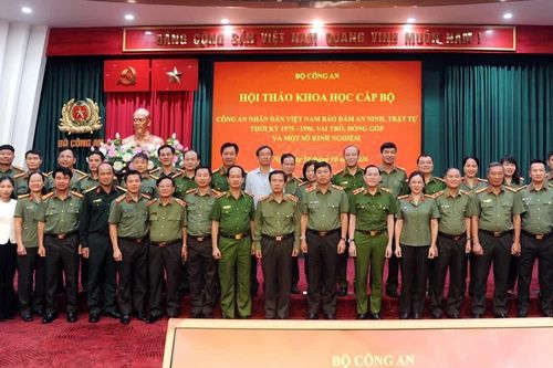 Khẳng định vai trò của lực lượng CAND trong bảo đảm ANTT giai đoạn 1975-1996