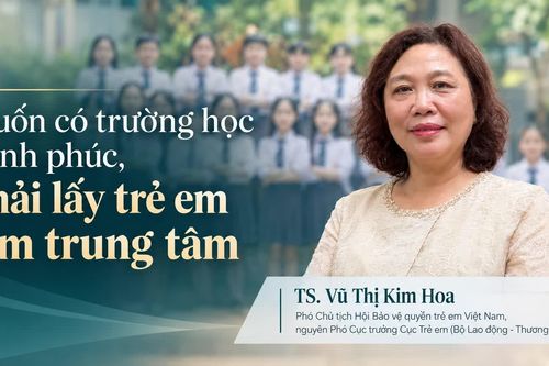 TS. Vũ Thị Kim Hoa: Xây dựng trường học hạnh phúc từ sự thấu hiểu và sẻ chia