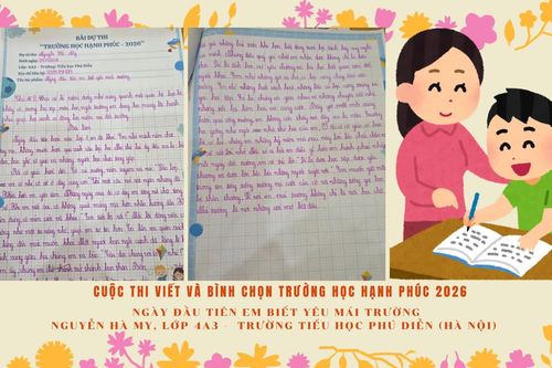 Ngày đầu tiên em biết yêu mái trường