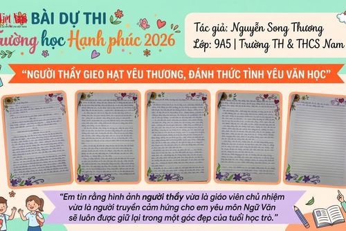 Người thầy gieo hạt yêu thương, đánh thức tình yêu văn học