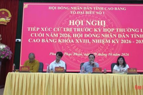 Chủ tịch UBND tỉnh Lê Hải Hòa tiếp thu, giải đáp nhiều kiến nghị của cử tri phường Thục Phán