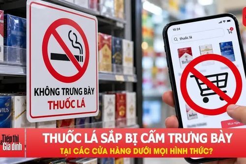 Thuốc lá sắp bị cấm trưng bày tại các cửa hàng dưới mọi hình thức?