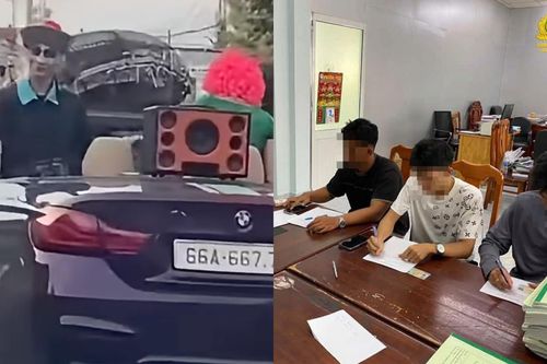 Xử phạt nhóm người hóa trang thành cương thi lái ô tô 'diễu hành' trên phố
