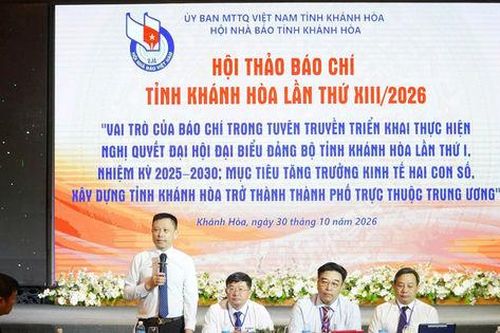 Khánh Hòa: Phát huy vai trò báo chí trong thực hiện mục tiêu tăng trưởng hai con số