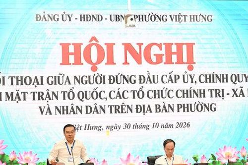 Phường Việt Hưng: Đối thoại để tháo gỡ khó khăn