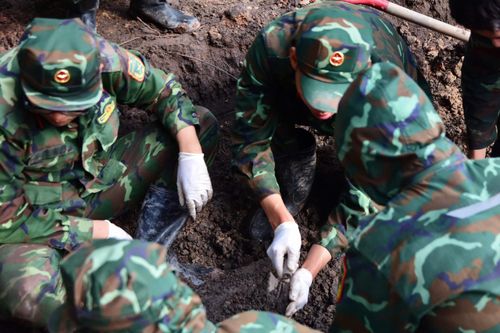 Phát hiện 148 hài cốt liệt sĩ trong nửa tháng ở Công viên Lê Thị Riêng