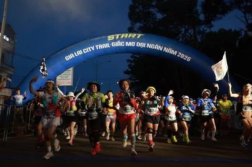 Gia Lai City Trail 2026: Hơn 1.400 vận động viên tranh tài ở các cự ly 30km, 50km và 70km