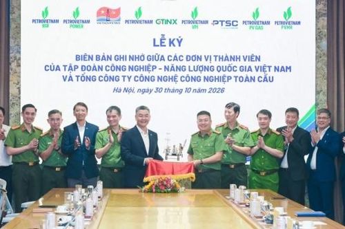 PETROVIETNAM và GTINX mở rộng hợp tác phát triển công nghệ, bảo vệ hạ tầng năng lượng
