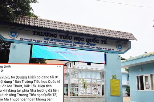 Rao bán trường tiểu học rộng 1,3ha trên Facebook