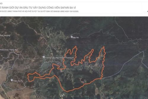 Hà Nội: Công bố ranh giới lập quy hoạch dự án Safari Ba Vì
