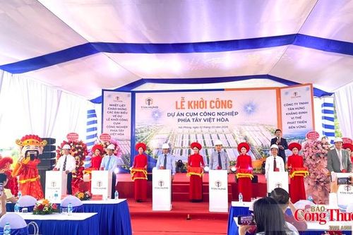 Hải Phòng: Khởi công Cụm công nghiệp phía Tây Việt Hòa quy mô gần 60 ha