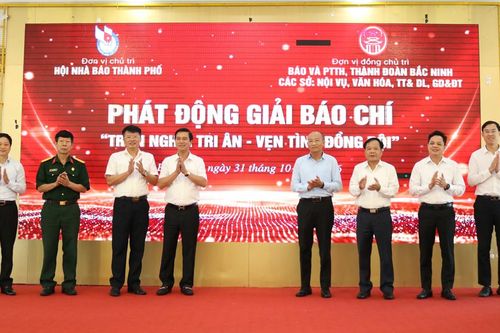 Phát động Giải Báo chí "Trọn nghĩa tri ân - Vẹn tình đồng đội" thành phố Bắc Ninh