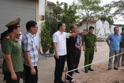 Kiểm tra tình hình đo đạc kiểm đếm dự án đường Lý Thái Tổ kéo dài và khu dân cư, tái định cư thành phố (cũ)