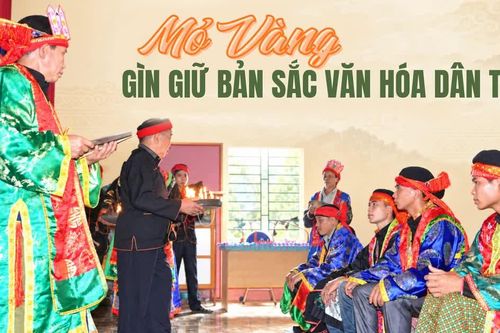 Mỏ Vàng gìn giữ bản sắc văn hóa dân tộc