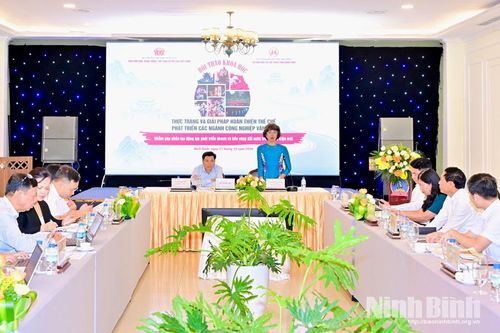 Hội thảo khoa học: Hoàn thiện thể chế phát triển các ngành công nghiệp văn hóa