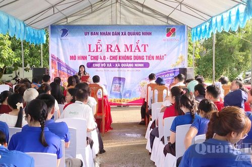 Quảng Ninh: Ra mắt mô hình 'Chợ 4.0-Chợ không dùng tiền mặt'
