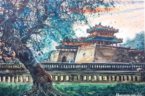 Những bức tranh ở lại với Huế