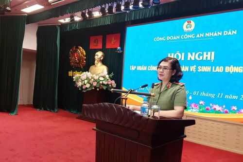 Công đoàn CAND tập huấn công tác an toàn vệ sinh lao động